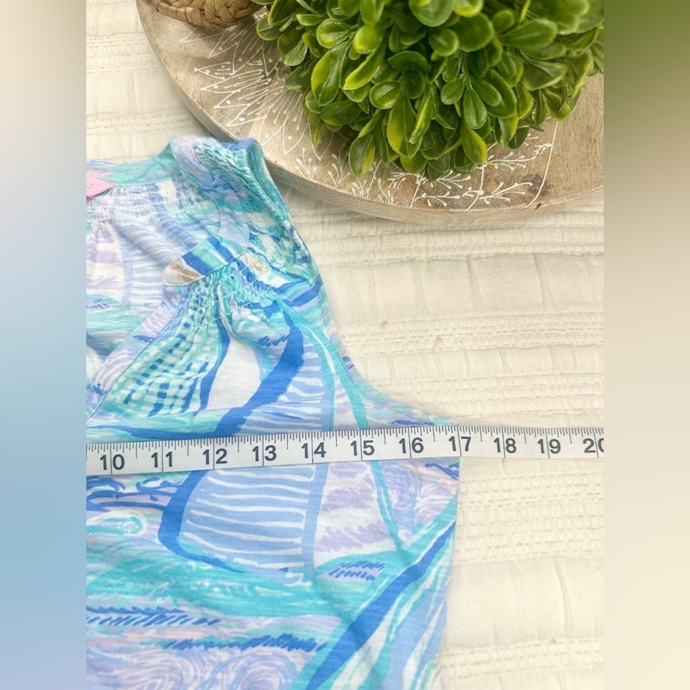 Lilly Pulitzer Essie Aboat Time Tank Top in Light Lilac Verbena Size XS - Picture 7 of 8